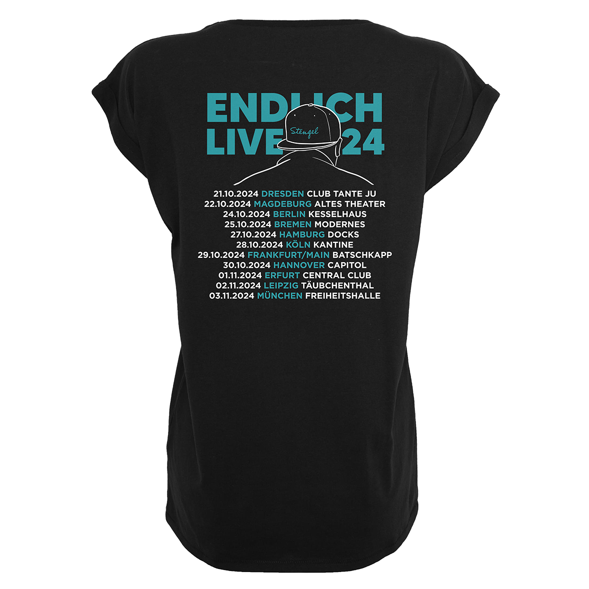 Damen Tourshirt 2024 "Endlich Live 24!"