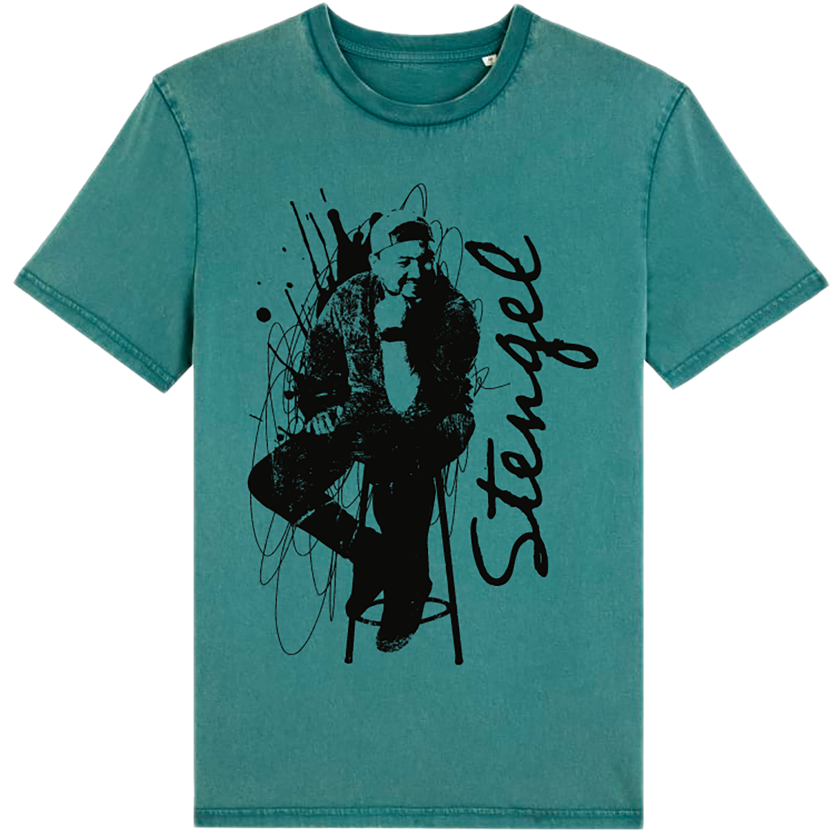 Georg Stengel Herren T-Shirt 'Stengel', grün