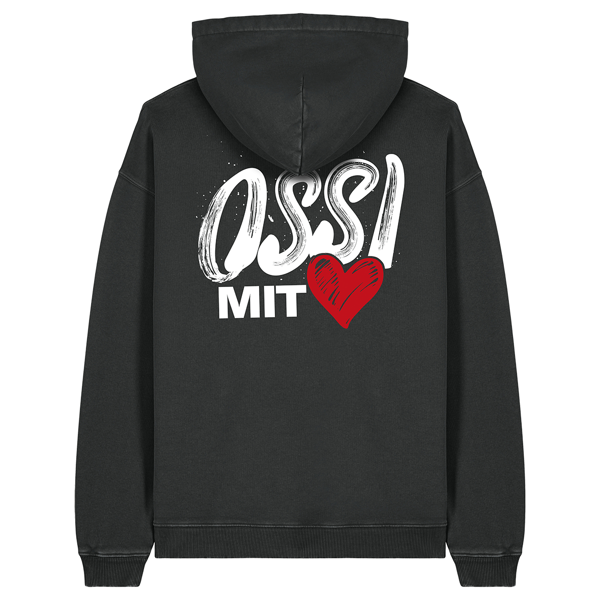 Georg Stengel Hoodie 'Ossi mit Herz'