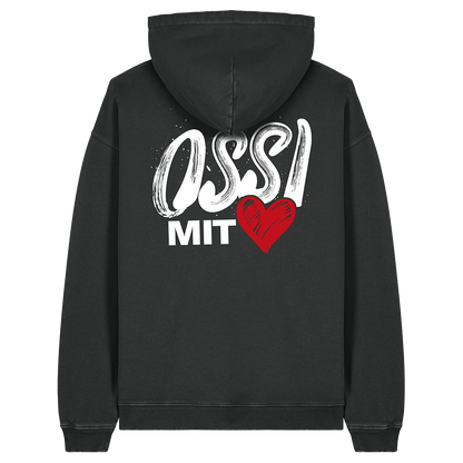 Georg Stengel Hoodie 'Ossi mit Herz'