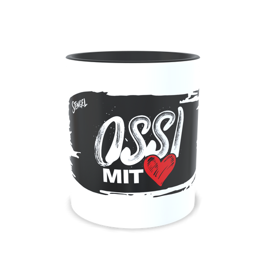 Georg Stengel Tasse 'OSSI mit Herz'